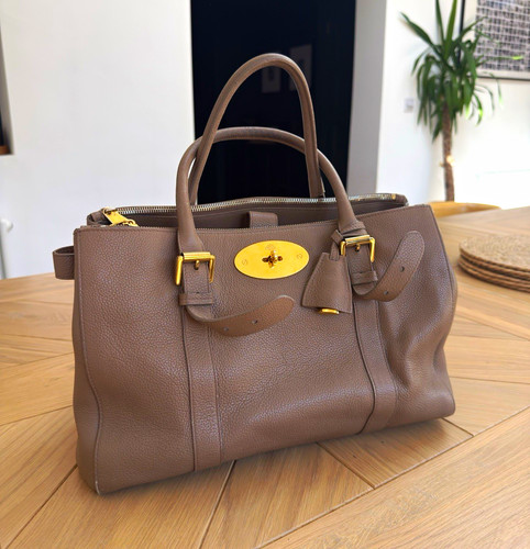 Mulberry bayswater large - mulberry, taupe