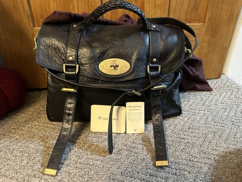 Mulberry vtg black buffalo - vtg,