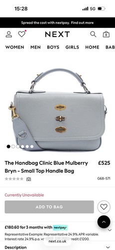 Genuine mulberry bryn - mulberry, small
