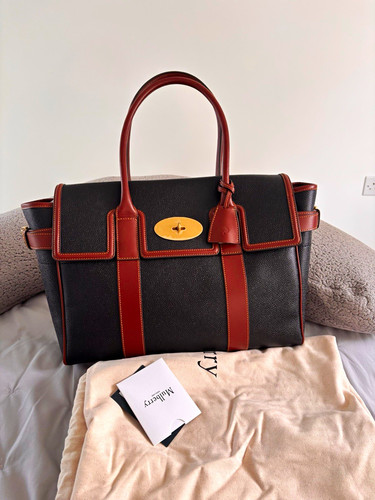 Mulberry scotchgrain leather - mulberry, &