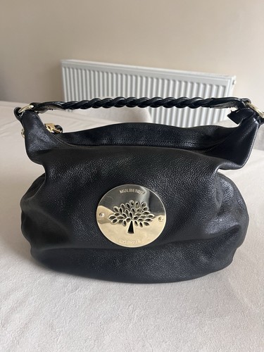 Mulberry leather shoulder - mulberry, bag